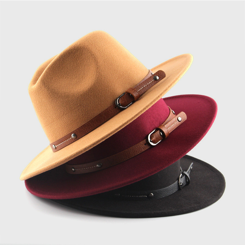 Fedora Hat Wool - Sombrero Fedora de lana para mujeres