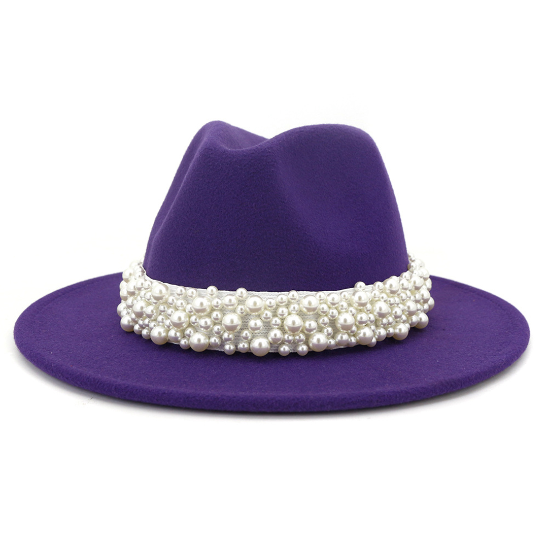 Fedora Hat Wool - Sombreros Fedora para mujer, sombrero panamá