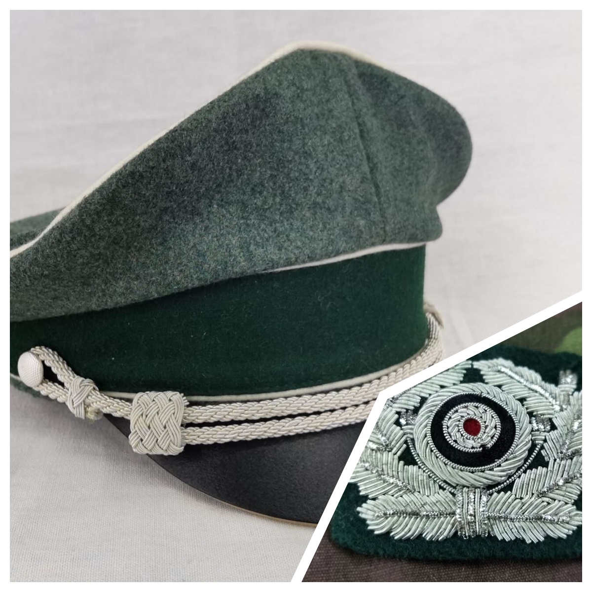 Fedora Hat Wool - E.M.D.WW2 E.M.D Gorro de combate, Lana,