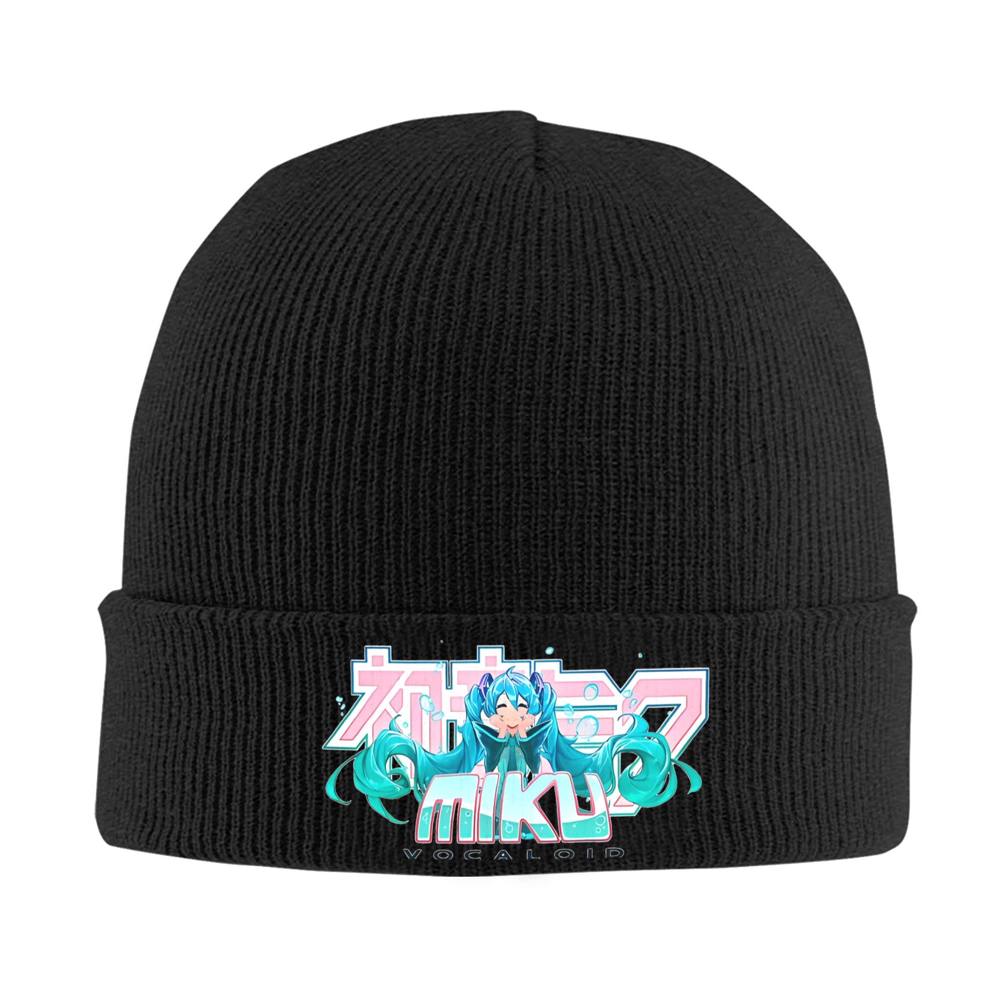 Gorro de punto con puños de pu - Beanie Cuffed Knit reseña y precio