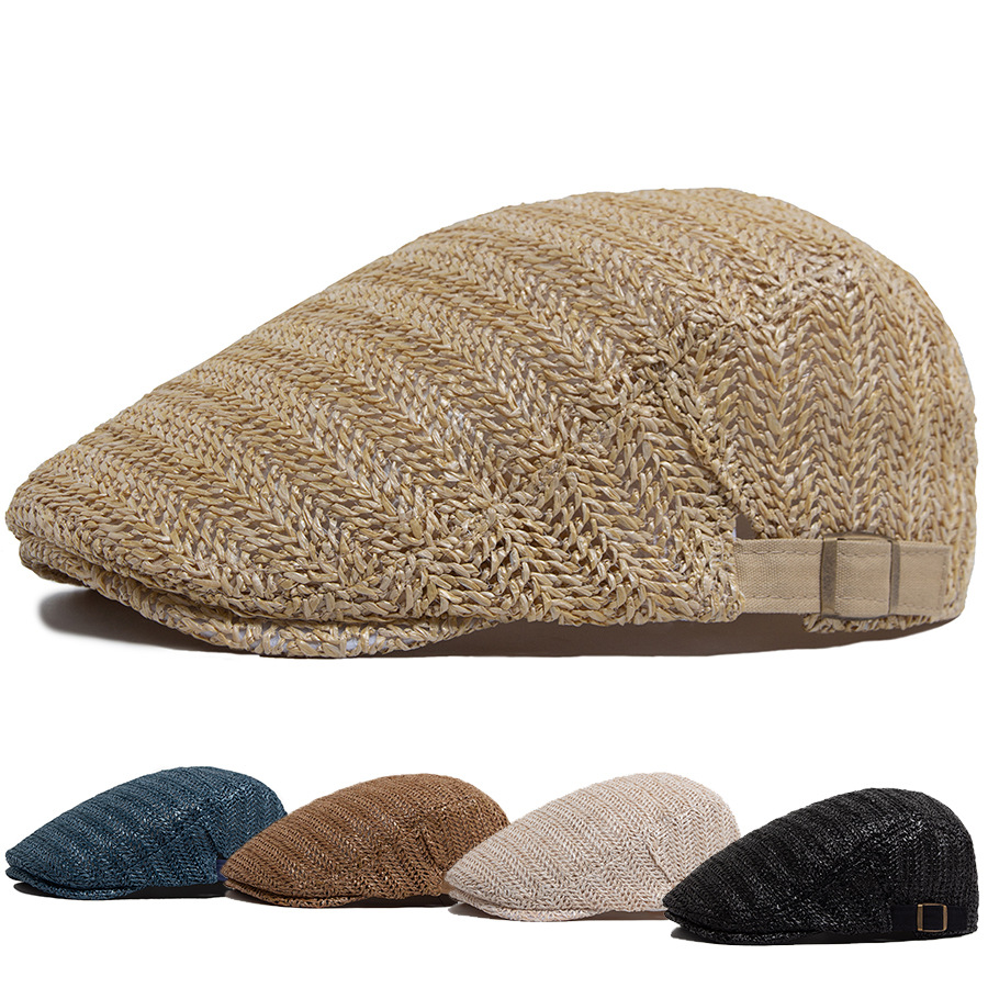 Gorra Plana Estilo Paja para H - Newsboy Cap Ivy reseña y precio