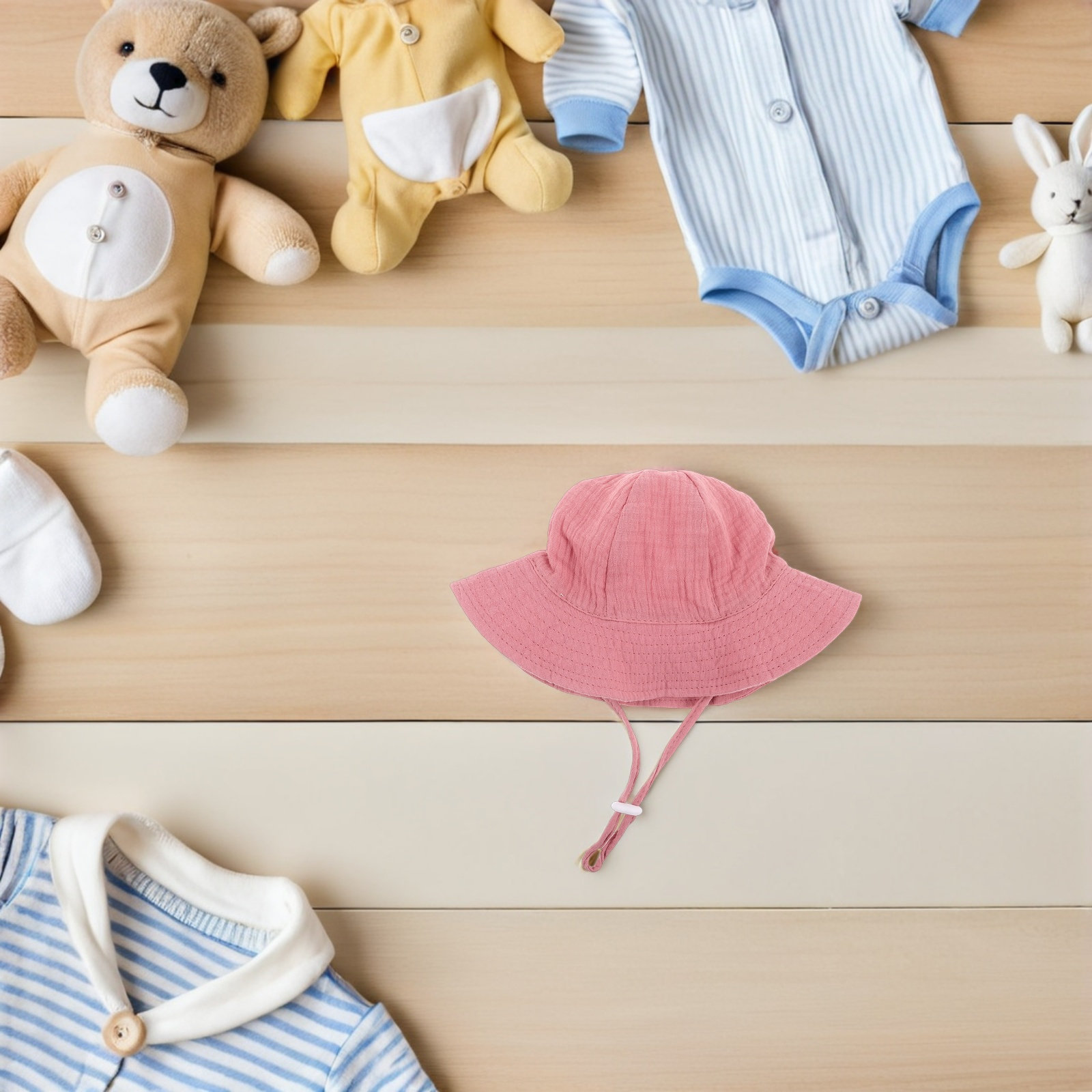 Sombrero de algodón para bebé, - Bucket Hat Cotton reseña y precio