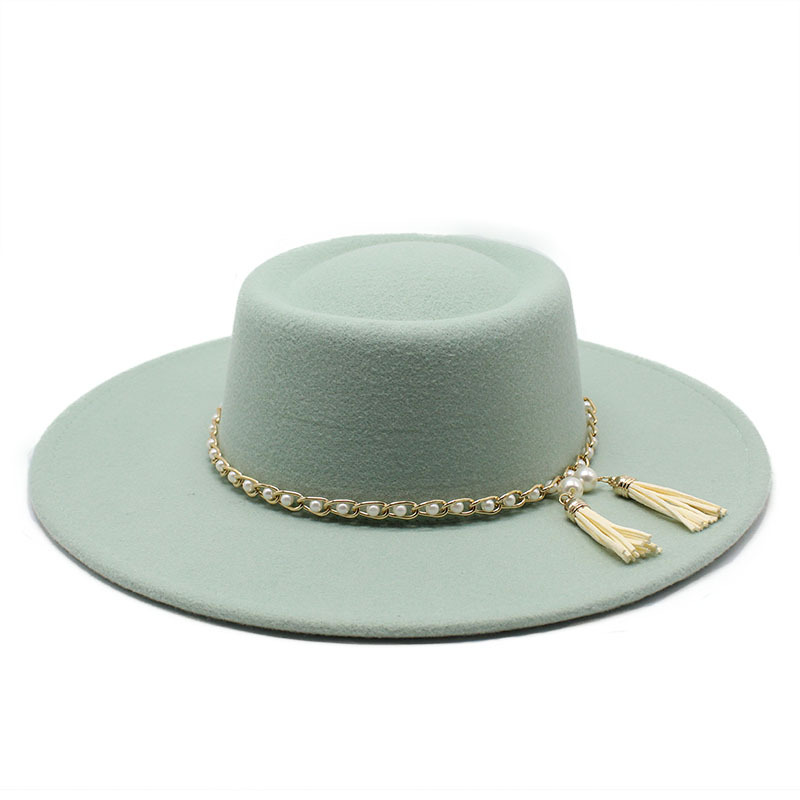 Sombrero de alero plano elegan - Fedora Hat Wool reseña y precio