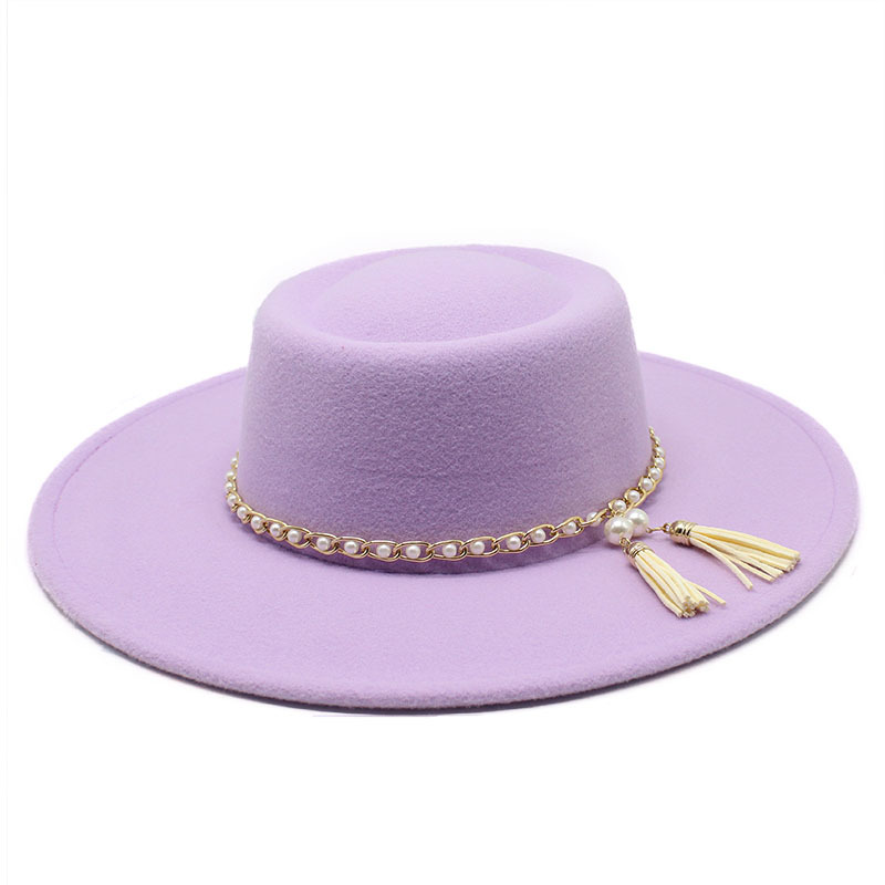 Sombrero de alero plano elegan - Fedora Hat Wool reseña y precio
